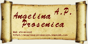 Angelina Prosenica vizit kartica